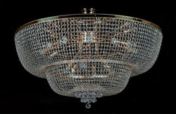 Люстра потолочная хрустальная Art Glass Gerta dia. 1200 Crystal Exclusive