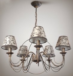 Люстра с абажурами 55381/5