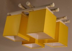 Люстра стельова з абажурами 70941/6