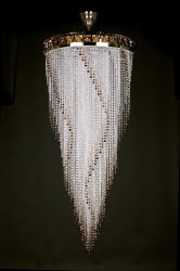 Люстра хрустальная Art Glass Flame 700x1600 Crystal Exclusive