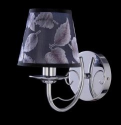 Светильник настенный(бра) 78050CR/1W BK