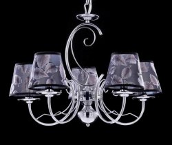 Люстра с абажурами TINKO 05087CR/5P BK