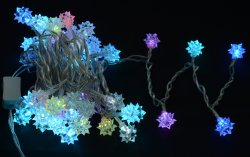 Гирлянда светодиодная Delux Diamond 50LED (RGB/проз) IP20