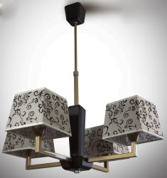 Люстра с абажурами N&B Light Атланта 14107/1