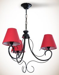 Люстра классическая с абажурами 3026/1