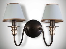 Світильник настінний (бра) з абажурами 21321