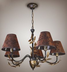 Люстра классическая с абажурами 50611