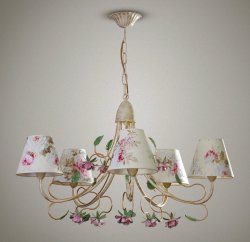 Люстра классическая с абажурами 5059