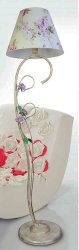 Торшер флористика с абажуром 0359