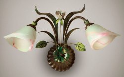 Светильник настенный (бра) флористика 20651