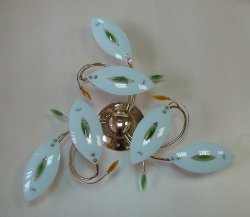 Люстра припотолочная TINKO 60411CG/6H GN+BRN