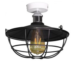 Светильник потолочный лофт SL 4313-260-1LG BK