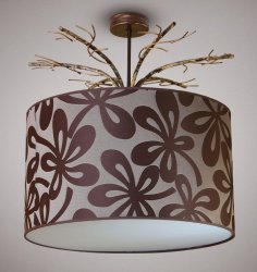 Люстра с абажуром 3398