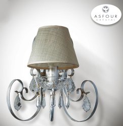 Светильник настенный (бра) с хрусталем 10121/3