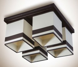 Люстра потолочная с абажурами 40091