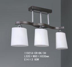 Люстра современная TINKO 11921A-CR+BK/3H