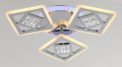 Люстра светодиодная Sirius 60092/3Н CR 120W LED с пультом+диммер