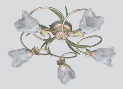 Люстра флористика потолочная SL B 857 P