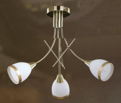 Люстра TINKO 94239BR/3H WT+GO