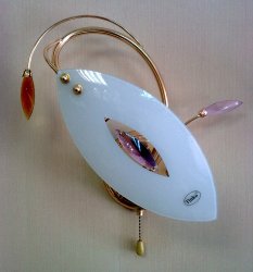 Светильник настенный(бра) TINKO 60411CG/1W WT+PUR/BRN+PUR