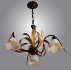 Люстра флористика з плафонами 30151/2 