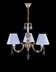 Люстра классическая хрустальная Art Glass Daisy III white gold Crystal Exclusive