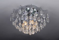Люстра потолочная хрустальная Sirius E2431/6+6H LED с пультом