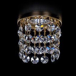 Крапковий кришталевий світильник ArtGlass Spot 82 Crystal Exclusive