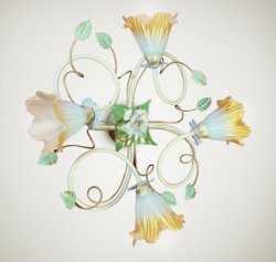 Люстра припотолочная флористика 44251/1