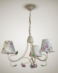 Люстра классическая с абажурами 3059