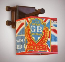 Світильник настінний (бра) з абажуром 10941 