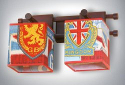 Світильник настінний (бра) з абажурами 20941 