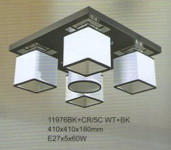 Люстра припотолочная TINKO 11976BK+CR/5С