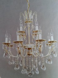 Люстра класична TINKO 85005WT+GO/8+4P