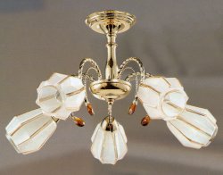 Люстра стельова TINKO 20655CG/5H