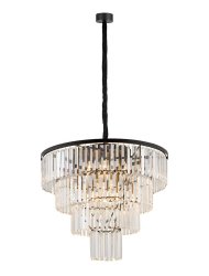 7614 Люстра Nowodvorski CRISTAL BLACK L ZWIS PL