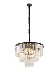 7616 Люстра Nowodvorski CRISTAL BLACK M ZWIS PL