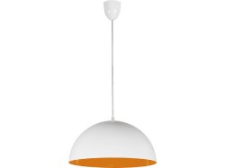 Люстра подвес Nowodvorski Hemisphere white-orange 6374 fluo