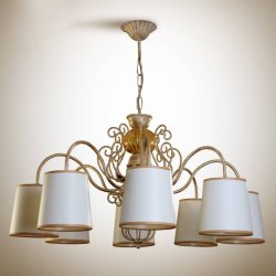 Люстра класична з абажурами 80541