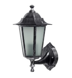 Уличный фонарь Delux Palace A01 60Вт Е27 черный-серебро