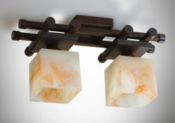 Люстра стельова з скляними плафонами 20791