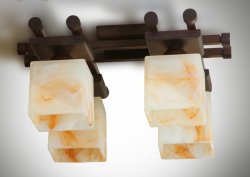 Люстра стельова з скляними плафонами 55791 