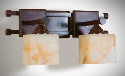 Светильник настенный (бра) с плафонами 02791
