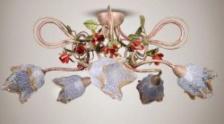 Люстра потолочная флористика 5581