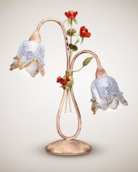 Настольная лампа флористика 2281