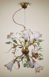 Люстра флористика N&B Light Райский сад 4806