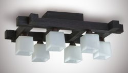 Люстра стельова з плафонами 0634/1