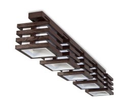 Люстра пристельова з абажурами 50681