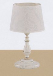 Настільна лампа ALFA Roksana White 18538