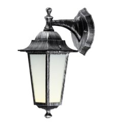 Уличный фонарь Delux Palace A02 60Вт Е27 черный-серебро